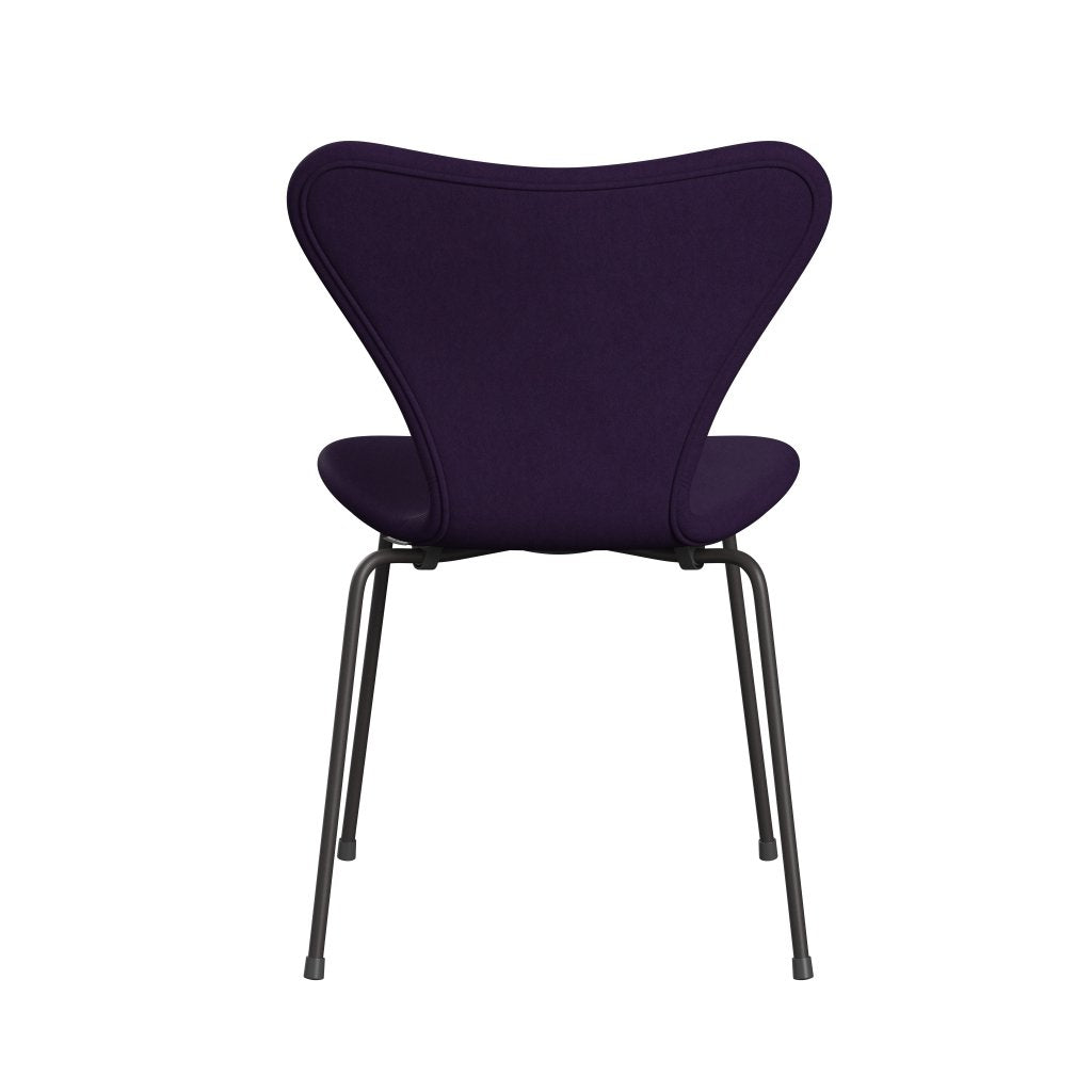 Fritz Hansen 3107 Stol Fuldpolstret, Warm Graphite/Comfort Mørk Lilla