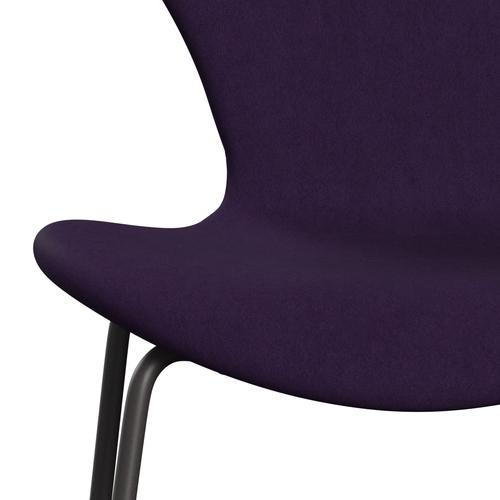 Fritz Hansen 3107 Stol Fuldpolstret, Warm Graphite/Comfort Mørk Lilla