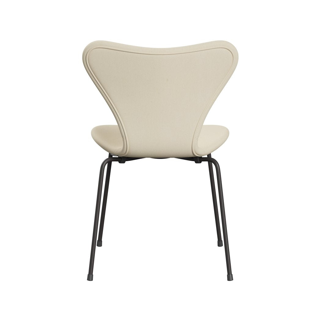 Fritz Hansen 3107 Stol Fuldpolstret, Warm Graphite/Divina Hvid