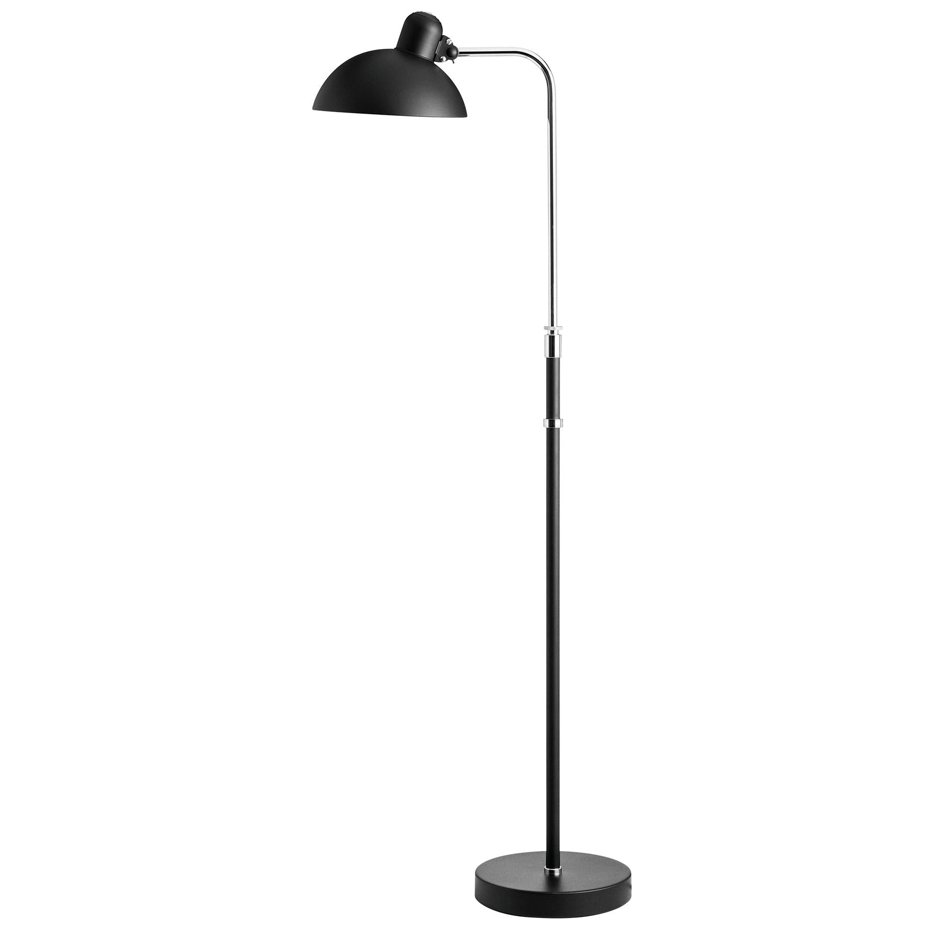 Fritz Hansen Kaiser Idell høyde -justerbar gulvlampe, matt svart