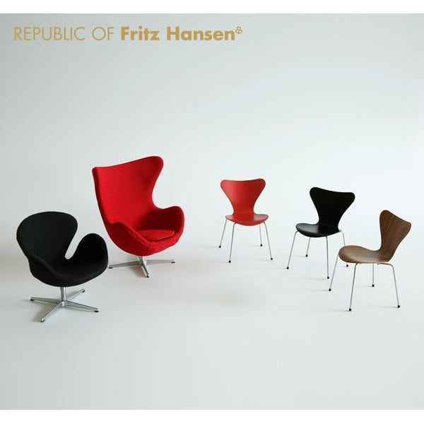 Fritz Hansen Miniatyrstol Swan, Red