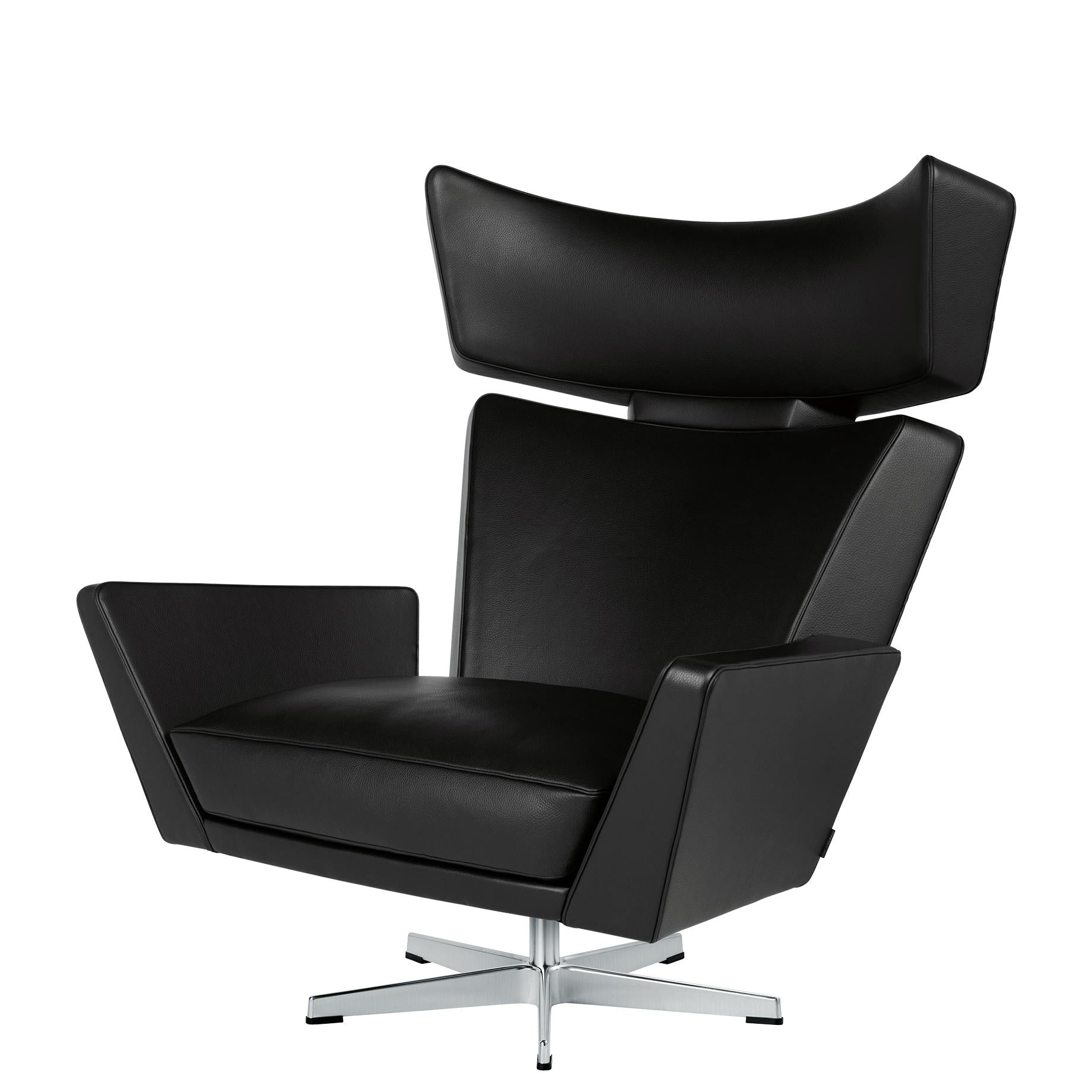 Fritz Hansen Ox Lounge Chair, Classic Black