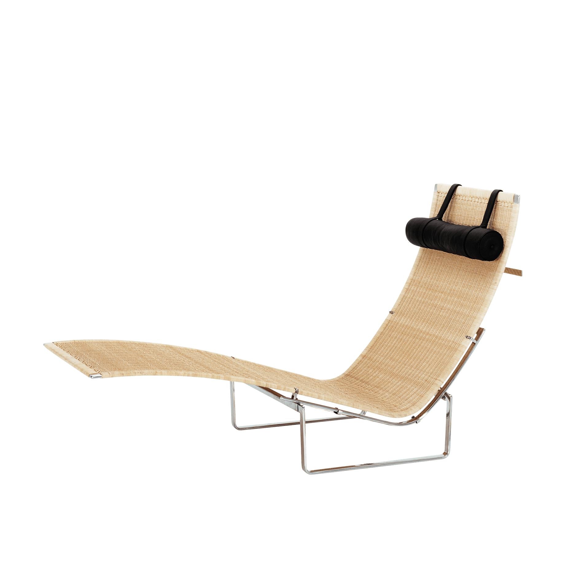 Fritz Hansen PK24 Lounge Chair, Peddig Tubes