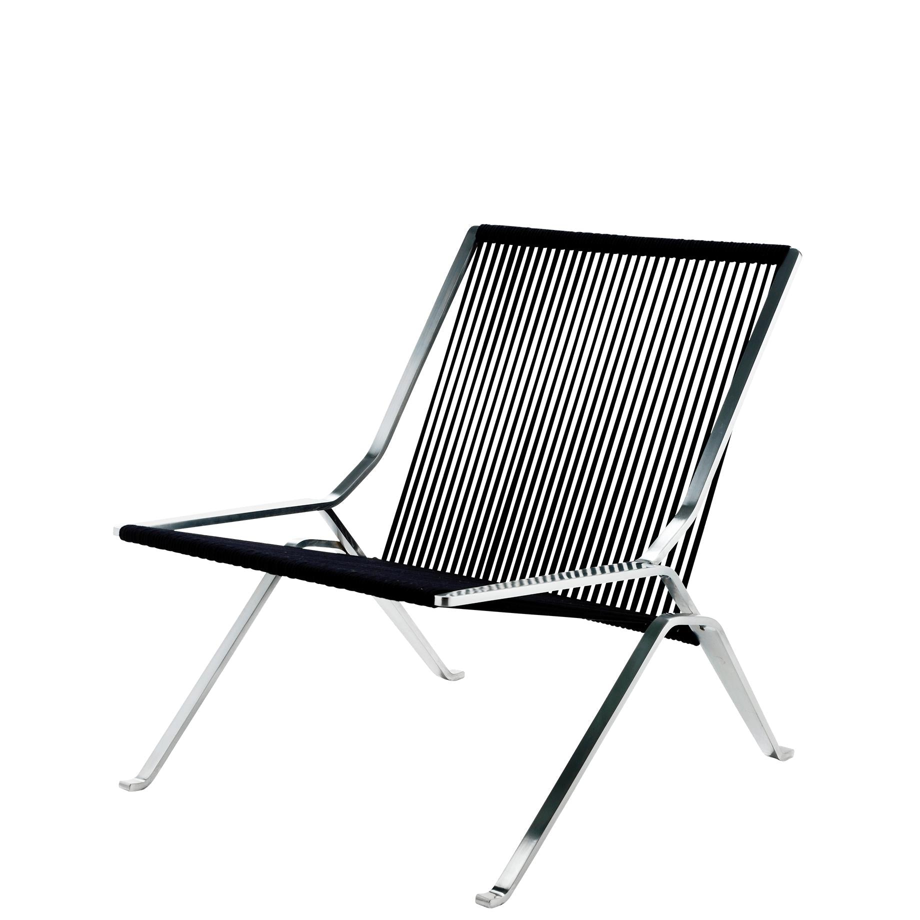 Fritz Hansen PK25 Lounge Chair, Black