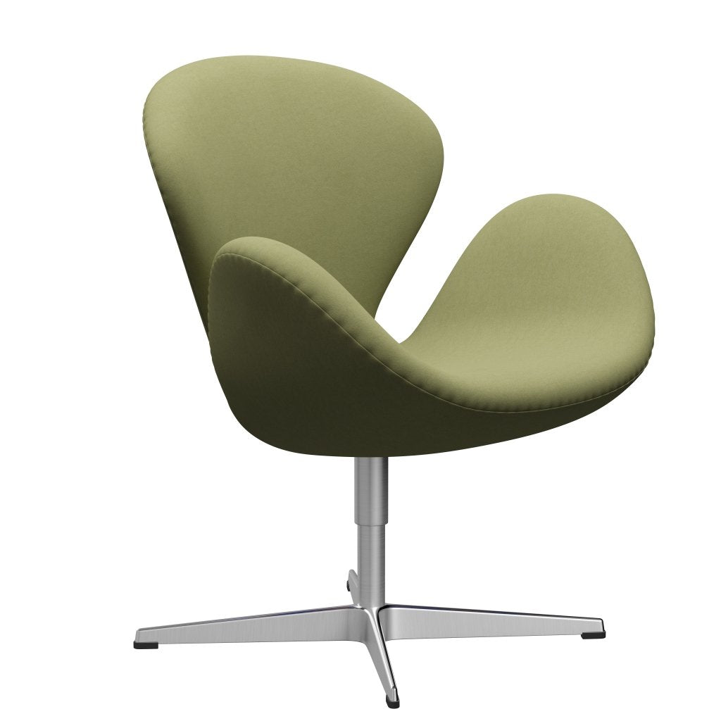 Fritz Hansen Svanenstol, Satinpoleret Aluminium/Comfort Grå (68009)