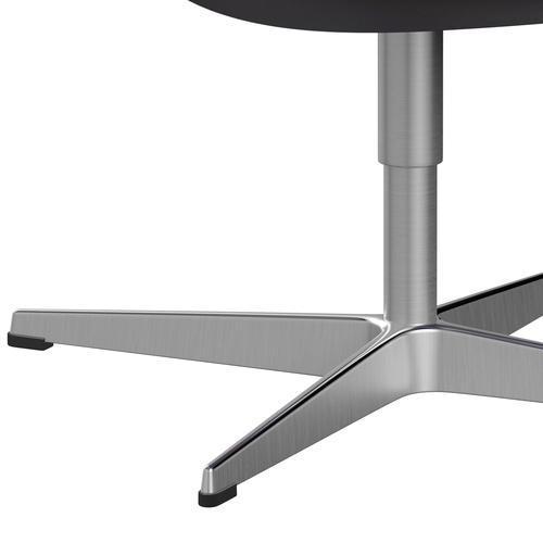 Fritz Hansen Svanenstol, Satinpoleret Aluminium/Essential Stone