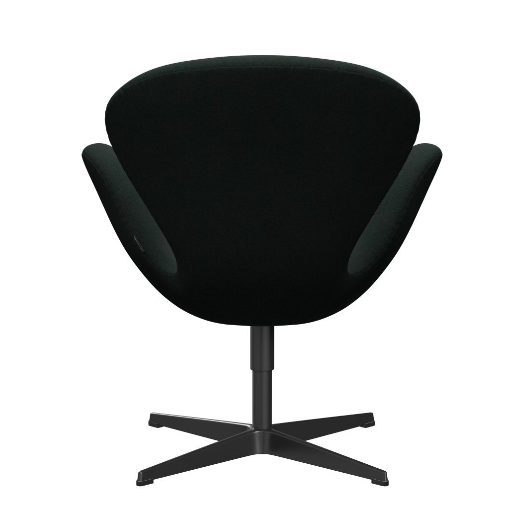 Fritz Hansen Svanenstol, Sortlakeret/Divina Charcoal