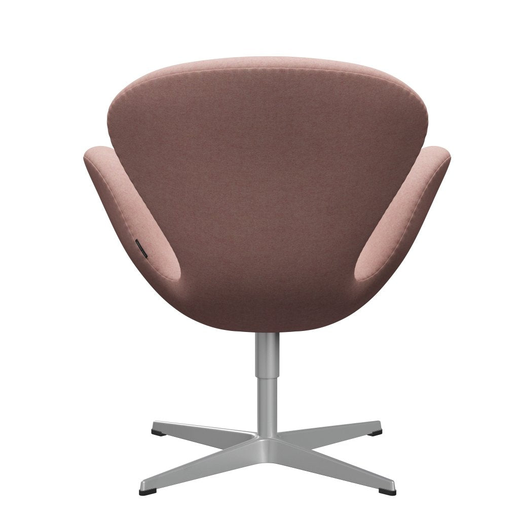 Fritz Hansen Svanenstol, Silver Grey/Divina Md Pale Pink