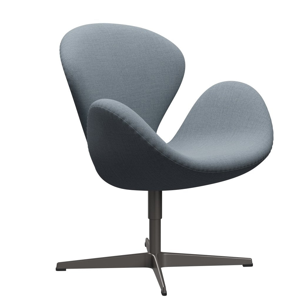 Fritz Hansen Svanenstol, Warm Graphite/Fiord Blue/Grey