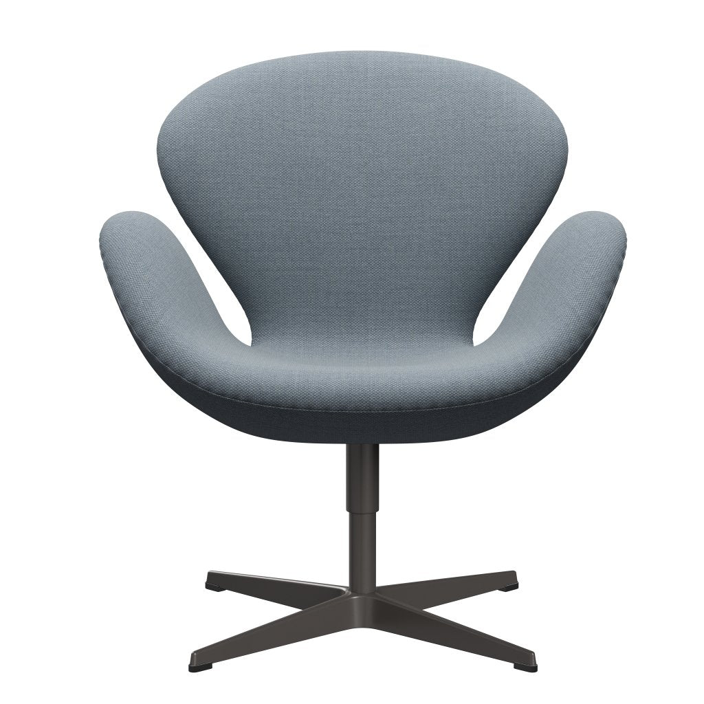 Fritz Hansen Svanenstol, Warm Graphite/Fiord Blue/Grey