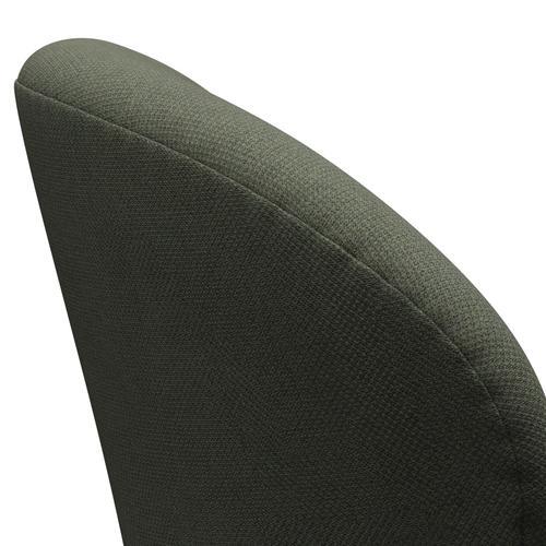 Fritz Hansen Svanenstol, Warm Graphite/Fiord Olive Green/Mid Green