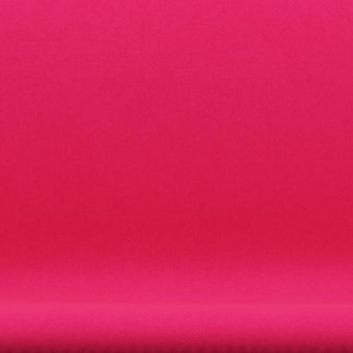 Fritz Hansen Svanesofa 2-Personers, Satinpoleret Aluminium/Comfort Pink