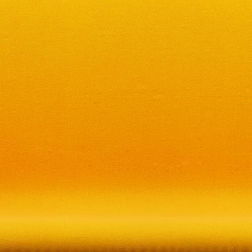 Fritz Hansen Svanesofa 2-Personers, Sortlakeret/Tonus Yellow Orange