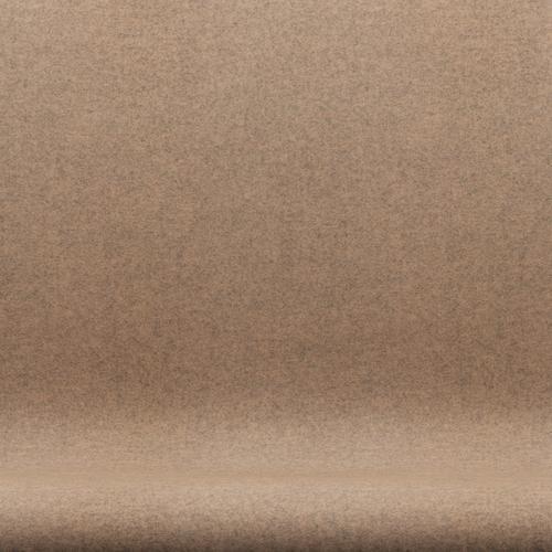 Fritz Hansen Svanesofa 2-Personers, Warm Graphite/Divina Melange Grey Nude