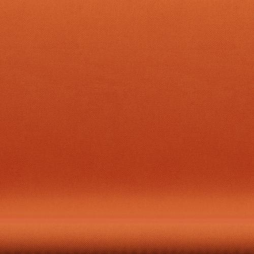 Fritz Hansen Svanesofa 2-Personers, Warm Graphite/Steelcut Mørk Orange