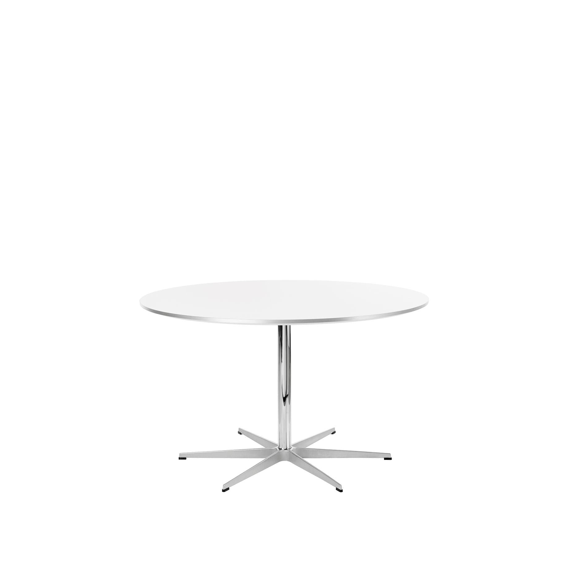 Fritz Hansen Sirkulær bord Ø120, hvitt laminat
