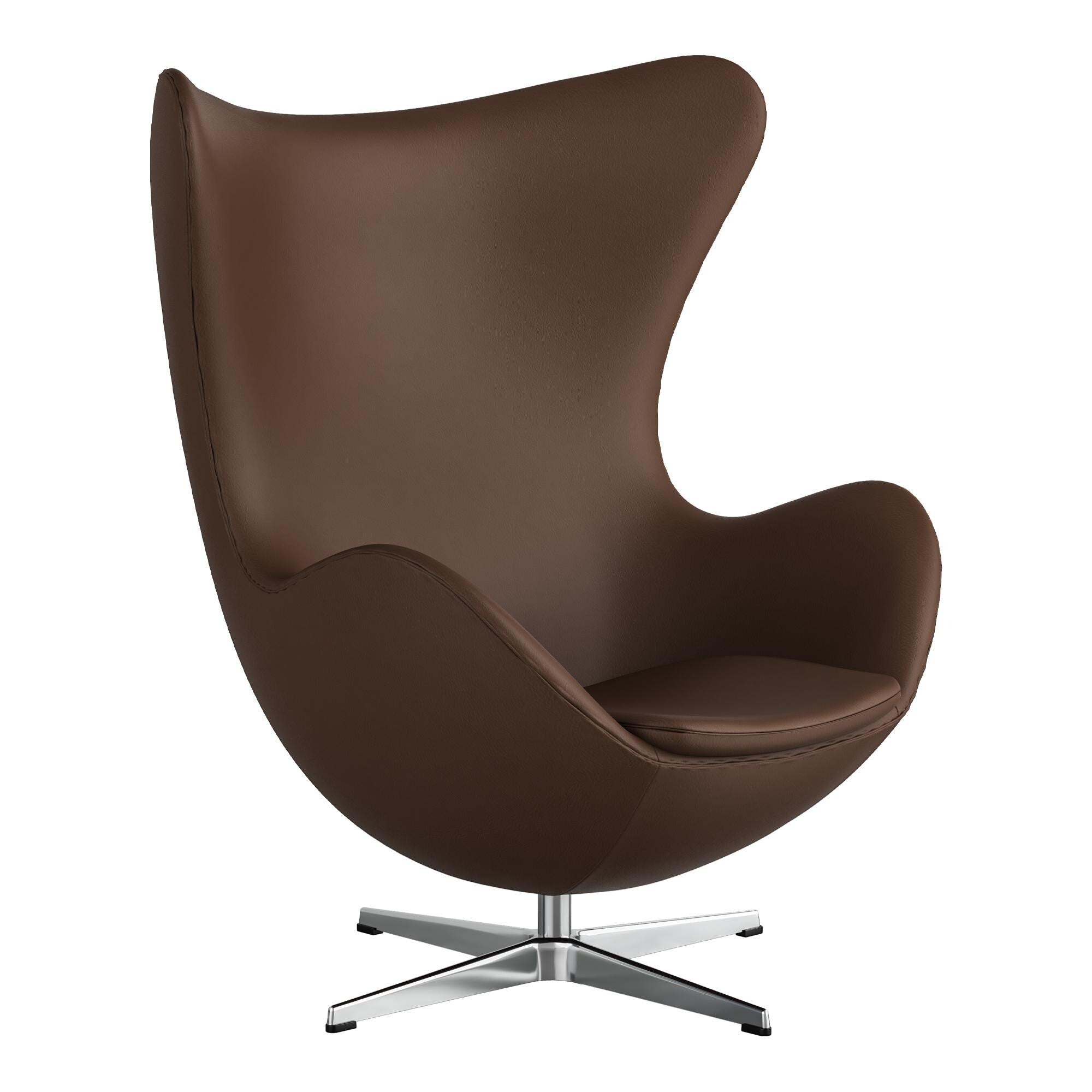 Fritz Hansen Egg Chair Limited Edition, Spectrum Leather/Cinnamon