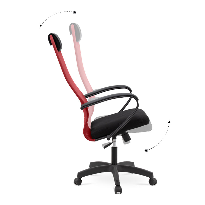 Office Chair SEMPRE Mesh Red/Black