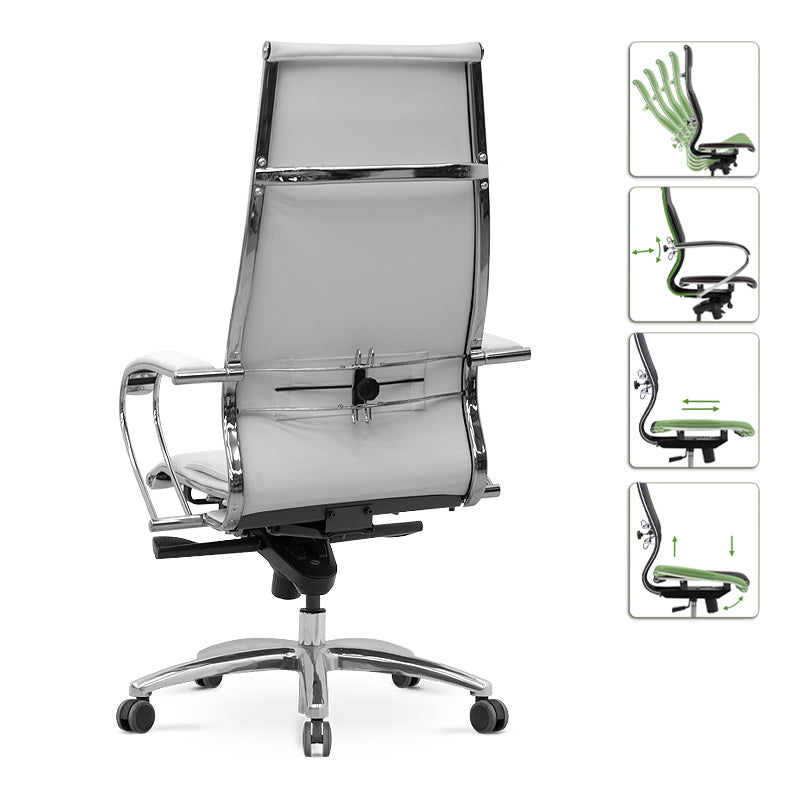 Office Chair LEADER White 70x70x122/134cm