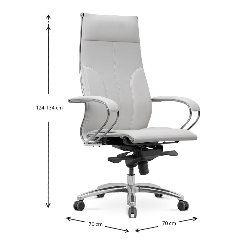 Office Chair LEADER White 70x70x122/134cm