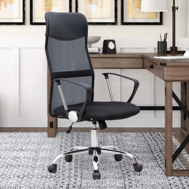 Office Chair MICHA Black 62x59x110/120cm