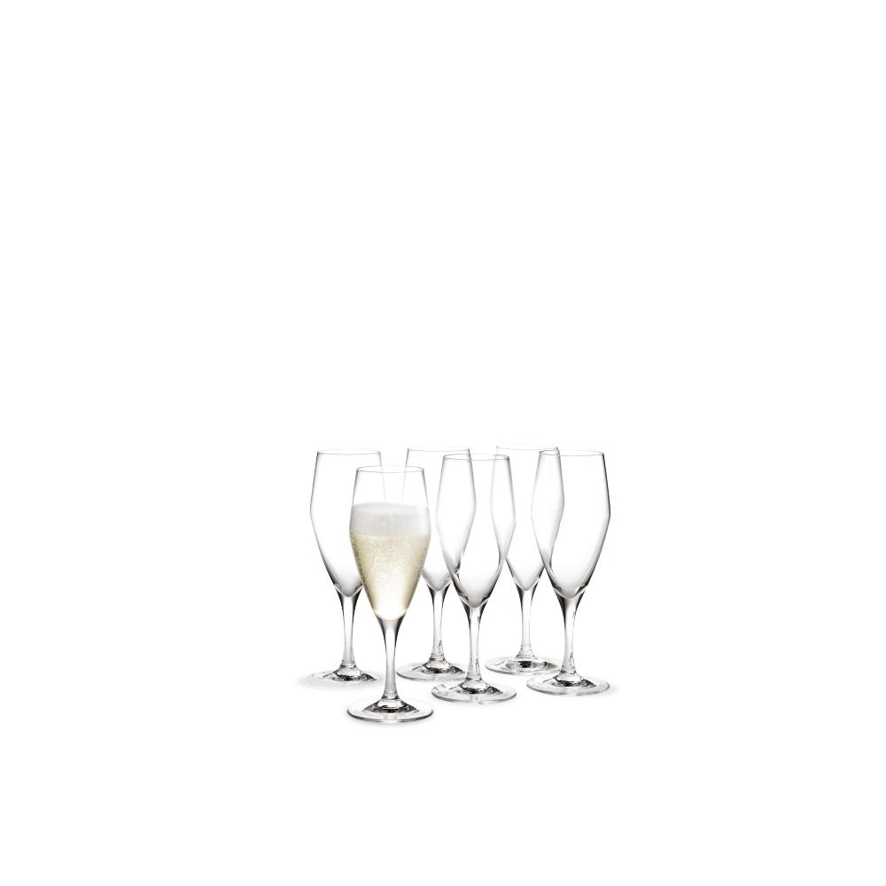 Holmegaard Perfeksjon Champagne Glass, 6 stk.
