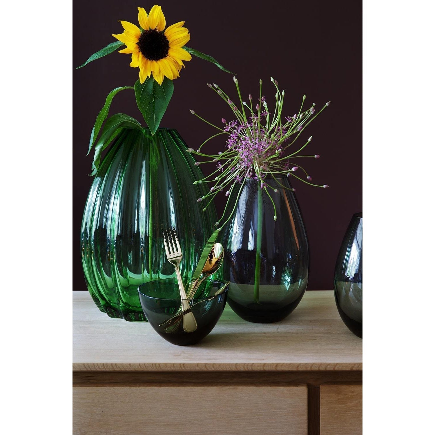 Holmegaard Primula vase klar, 25,5 cm