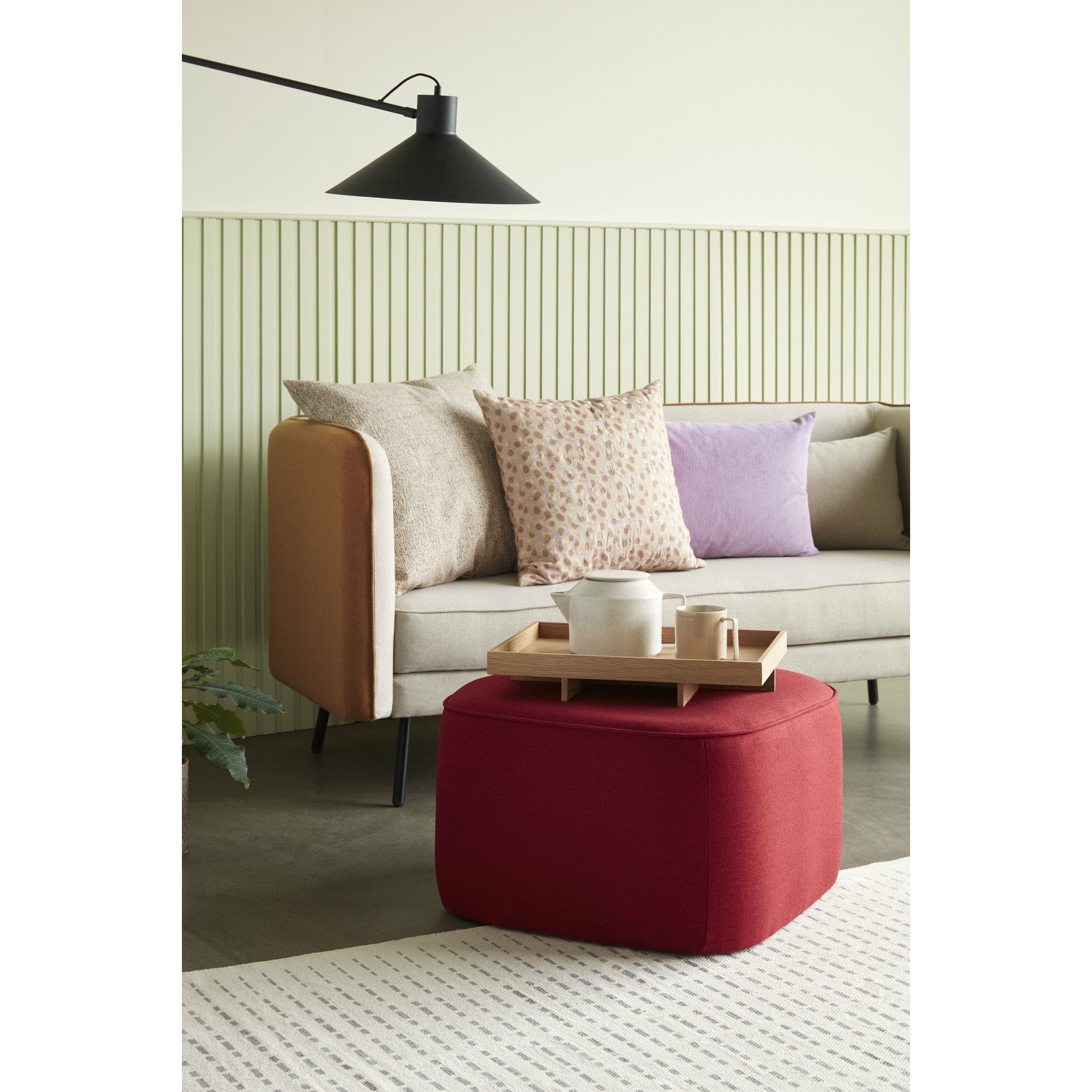 Hübsch Shade Sofa Polyester/Metal Beige/Orange