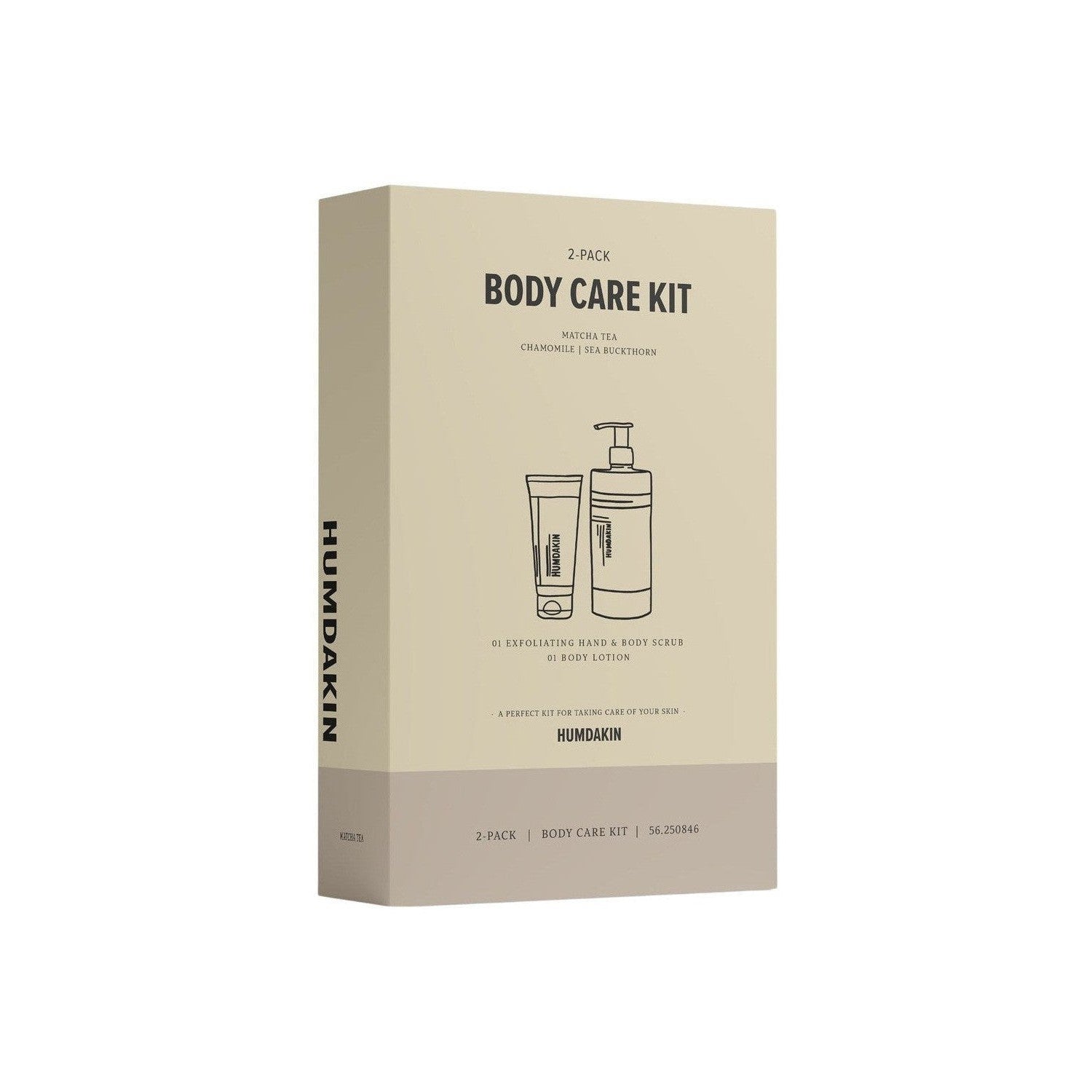 Humdakin Body Care Kit - Body Lotion 500 ml & Body Scrub 250 ml