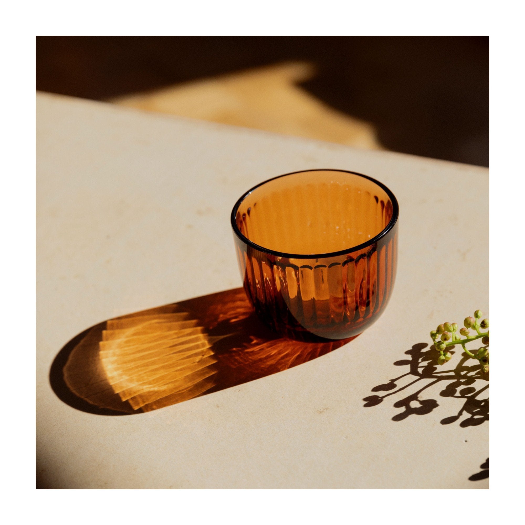 Iittala Raami Fyrfadsstage Glas Sevilla-Orange, 90mm