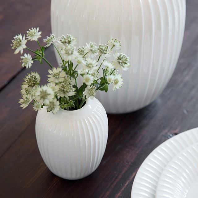 Kähler Hammershøi vase hvit, liten