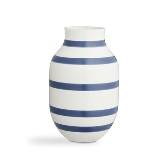 Kähler Omaggio vase stålblått, stor