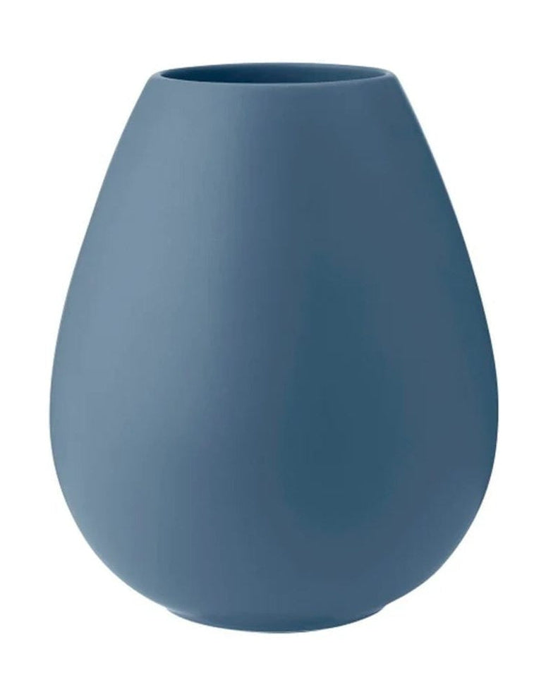 Knabstrup Keramik Earth Vase H 24 cm, Støvet Blå