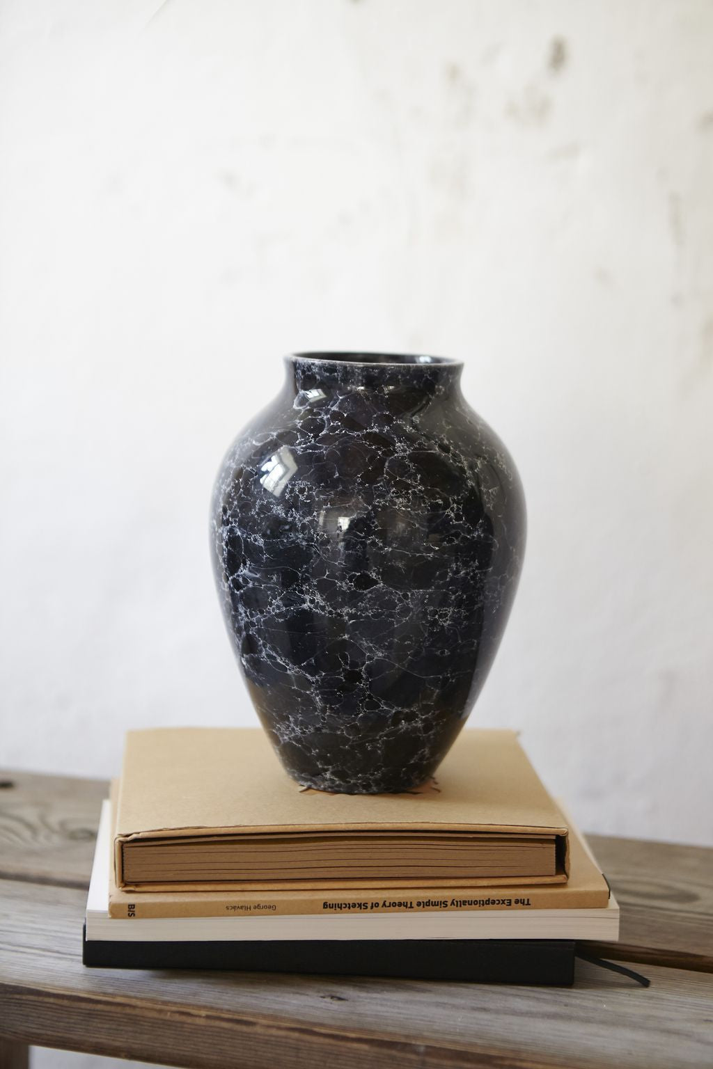 Knabstrup Keramik Vase Natura H 27 cm, Grafit