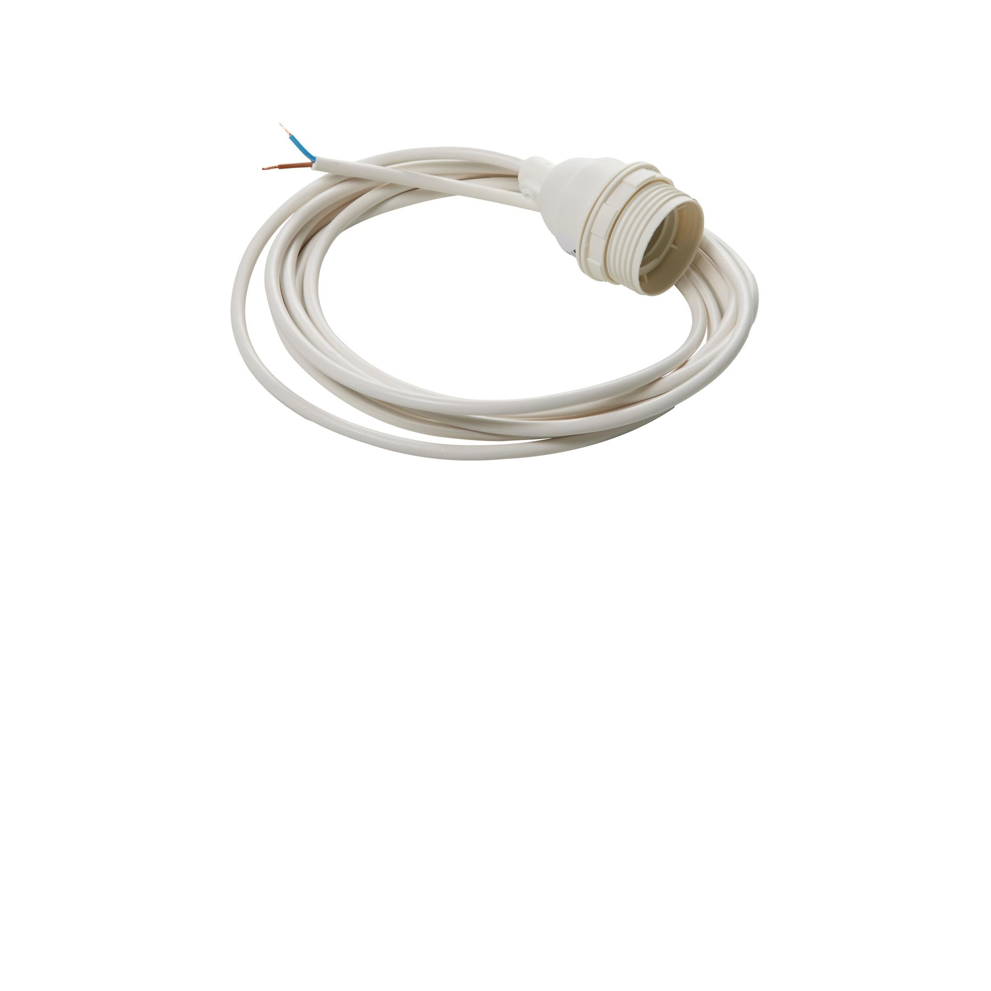LE KLINT 900, elektrisk fjæring 3m ledning, hvit plast