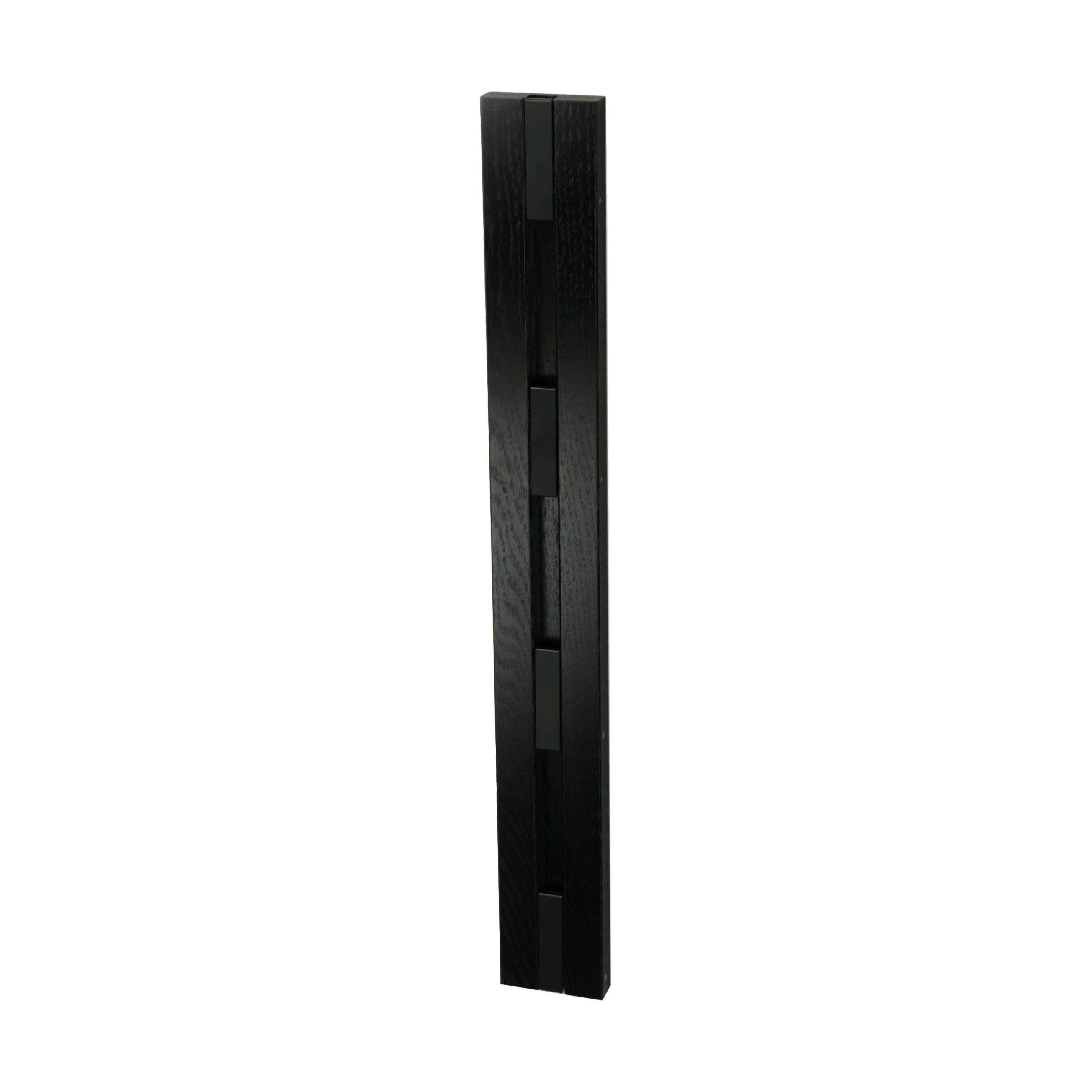 LoCa Knax vertikale kroker, eik svart -farget/svart
