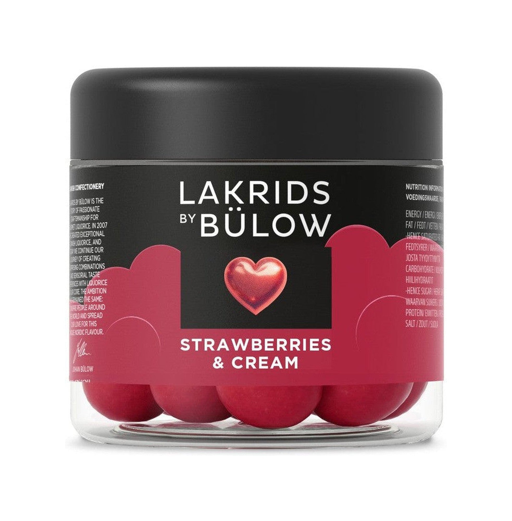 Lakrids by Bülow Jordbær & Krem, Liten 