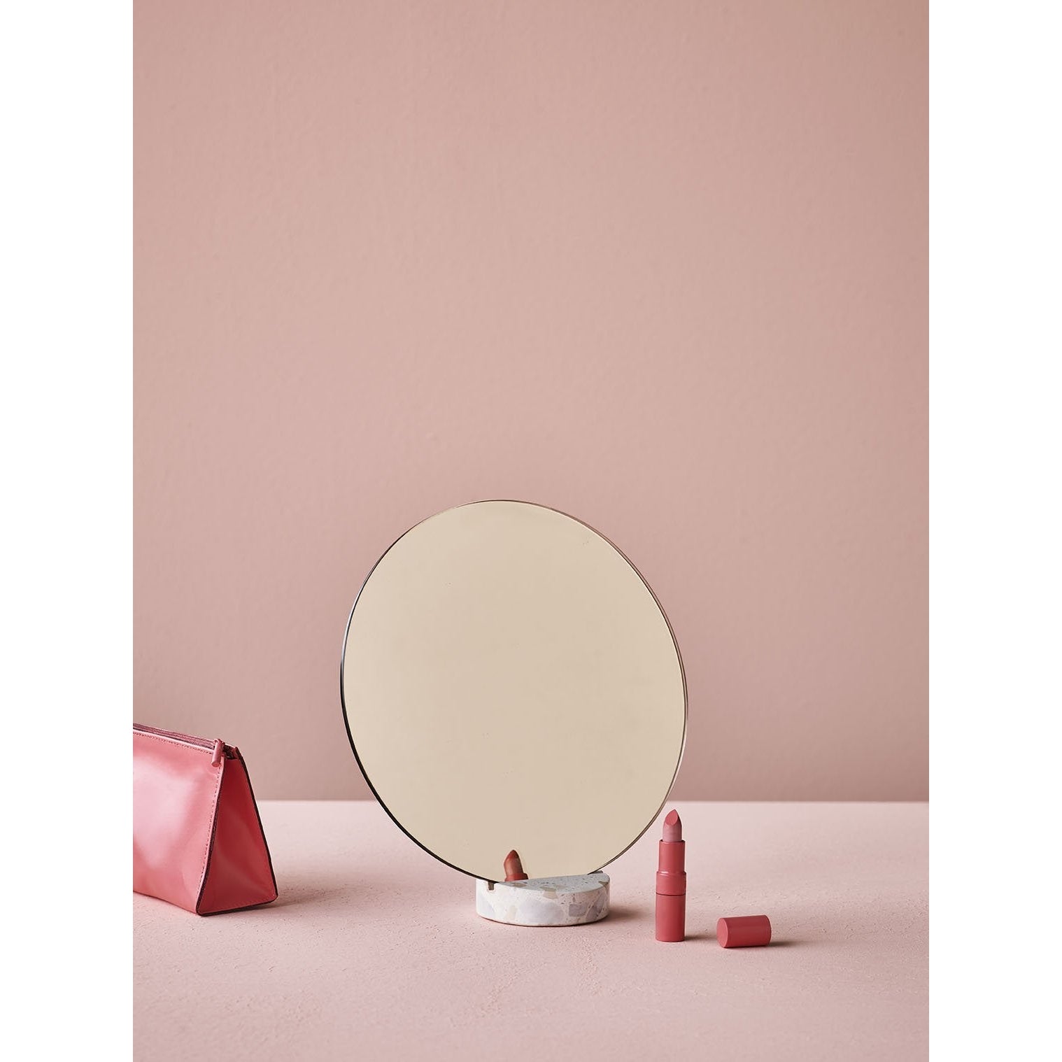 Lucie Kaas Erat speil rosa, 25 cm