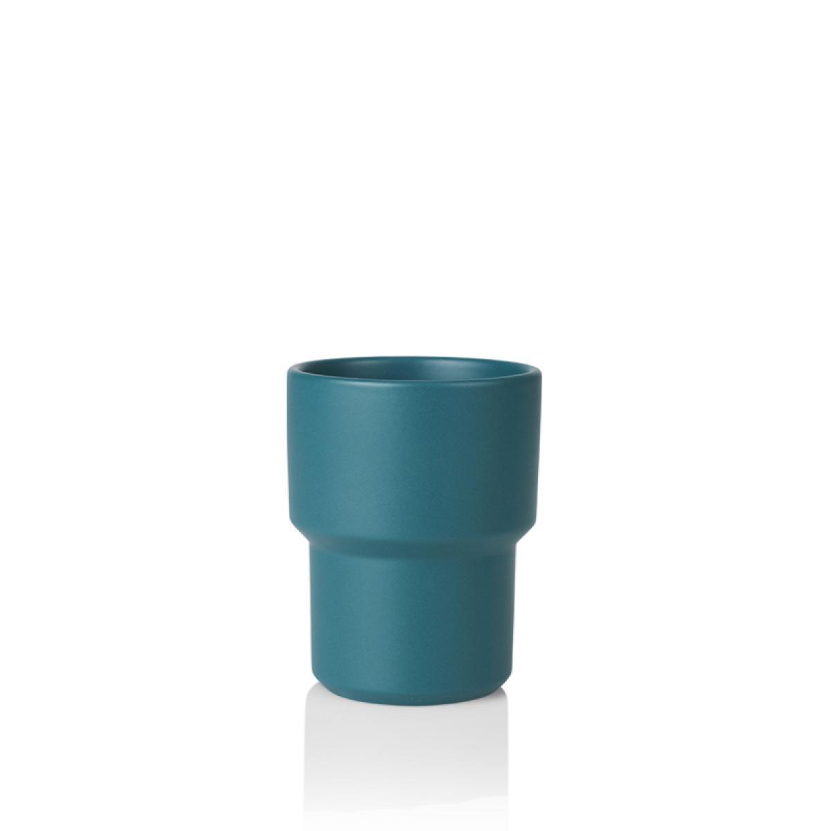 Lucie Kaas Fumario Cup Petrol Blue, 10 cm