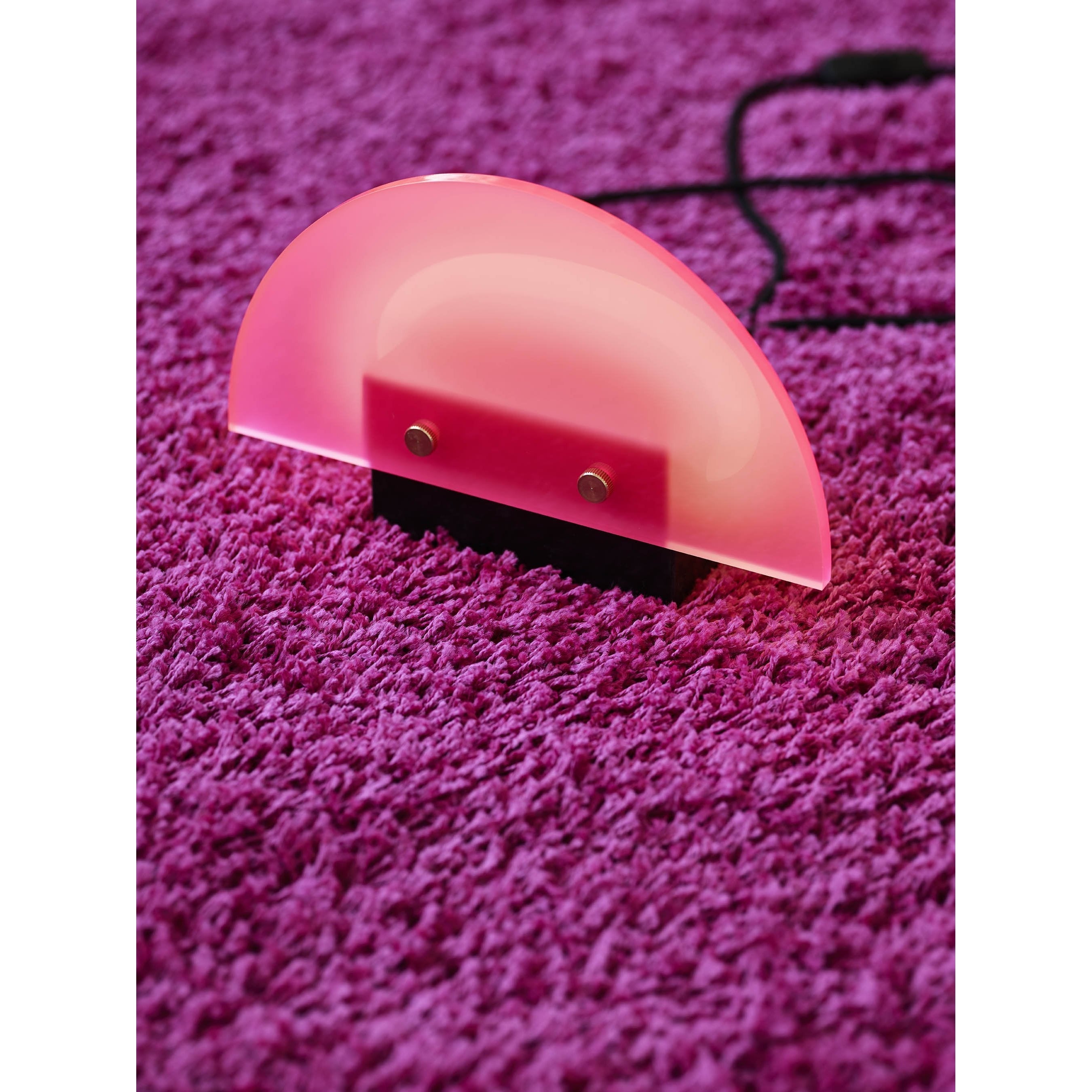 Lucie Kaas Vice akryl lampeskjermer, flamingo rosa
