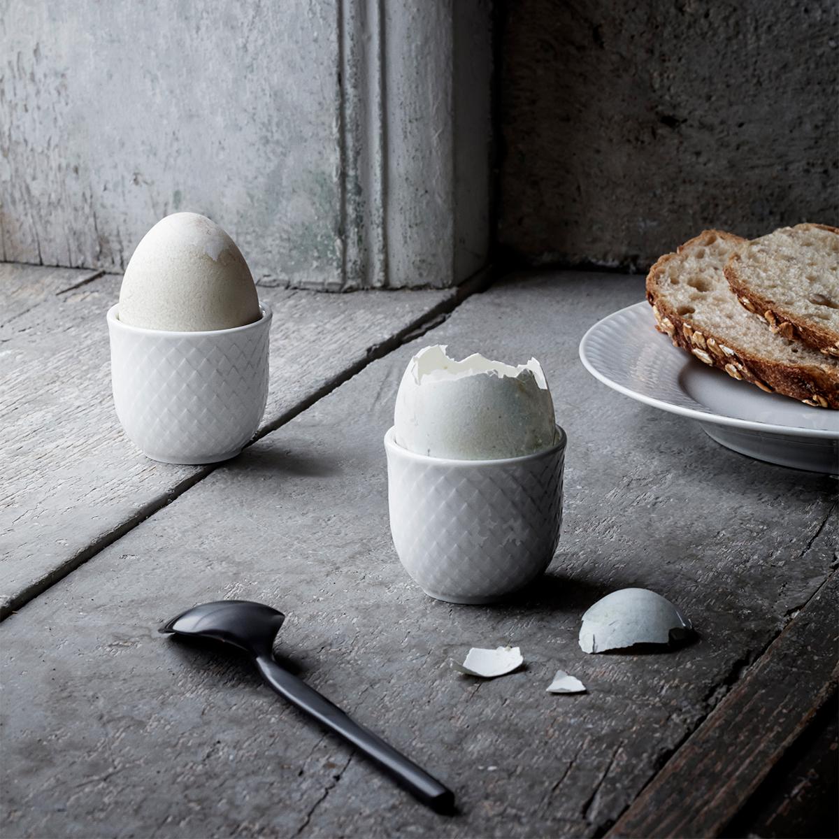 Lyngby Porcelæn Rhombe Egg Cup, 2 stk.