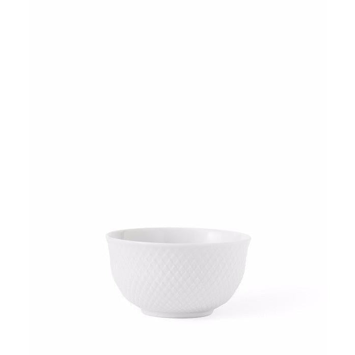 Lyngby Porcelæn Rhombe Bowl White, 13 cm
