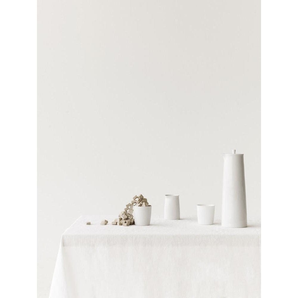 Lyngby Porcelæn Thermodan Thermo -cup med tallerken, hvit