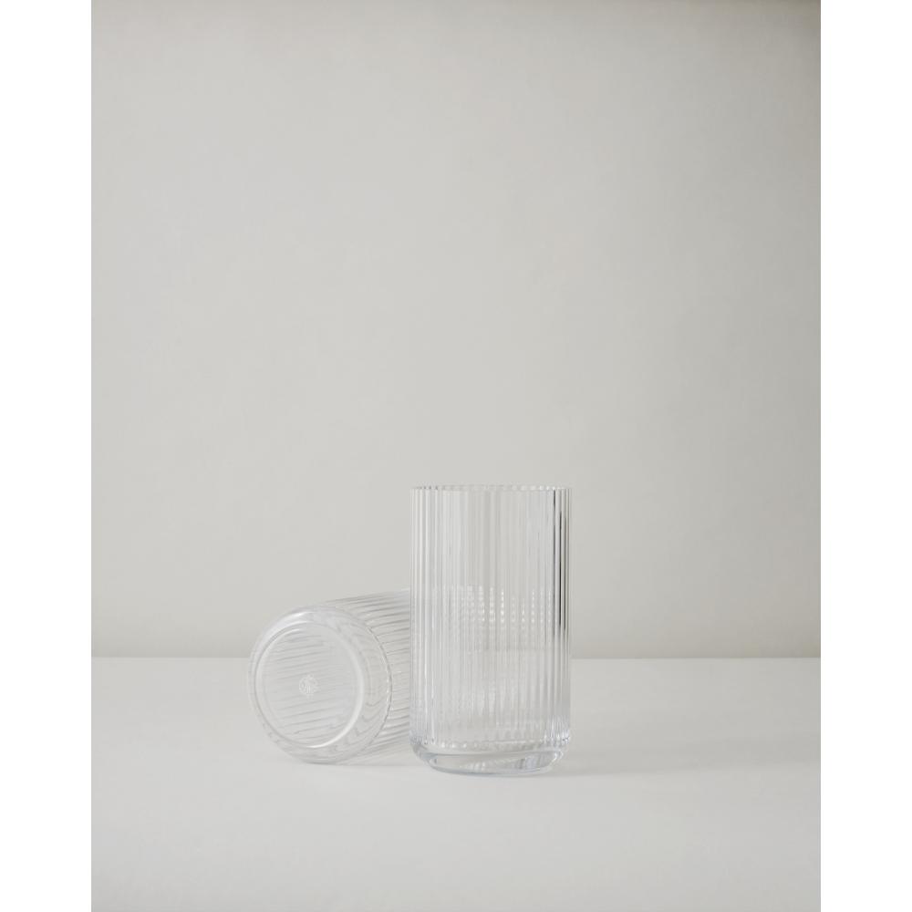 Lyngby Porcelæn Vase Clear Glass, 12,5 cm