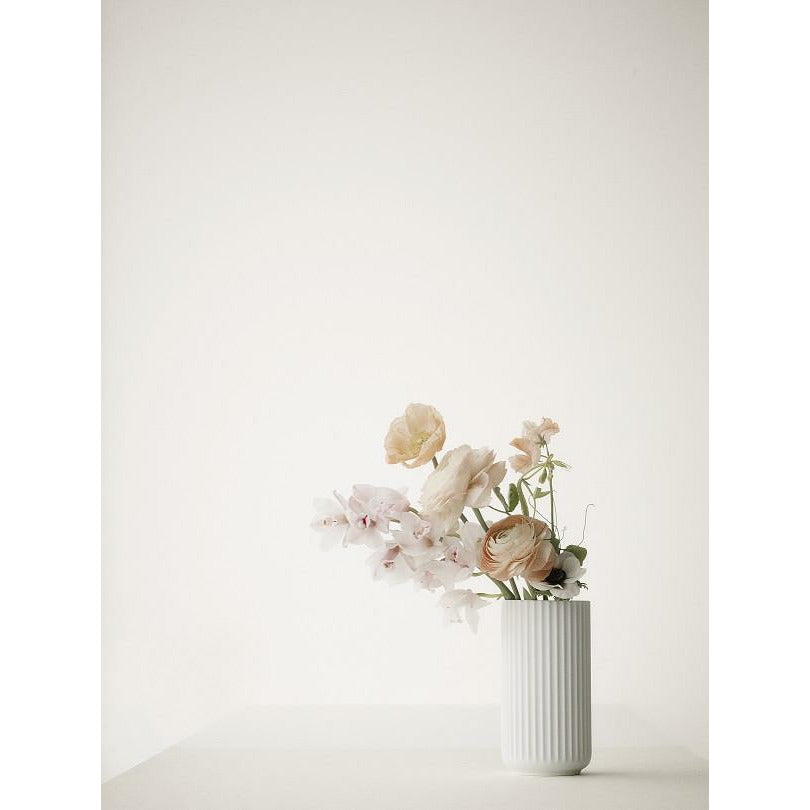 Lyngby Porcelæn Vase hvit, 10,5 cm