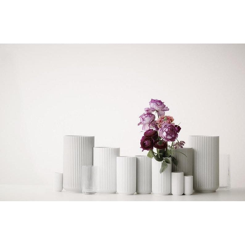 Lyngby Porcelæn Vase hvit, 12,5 cm