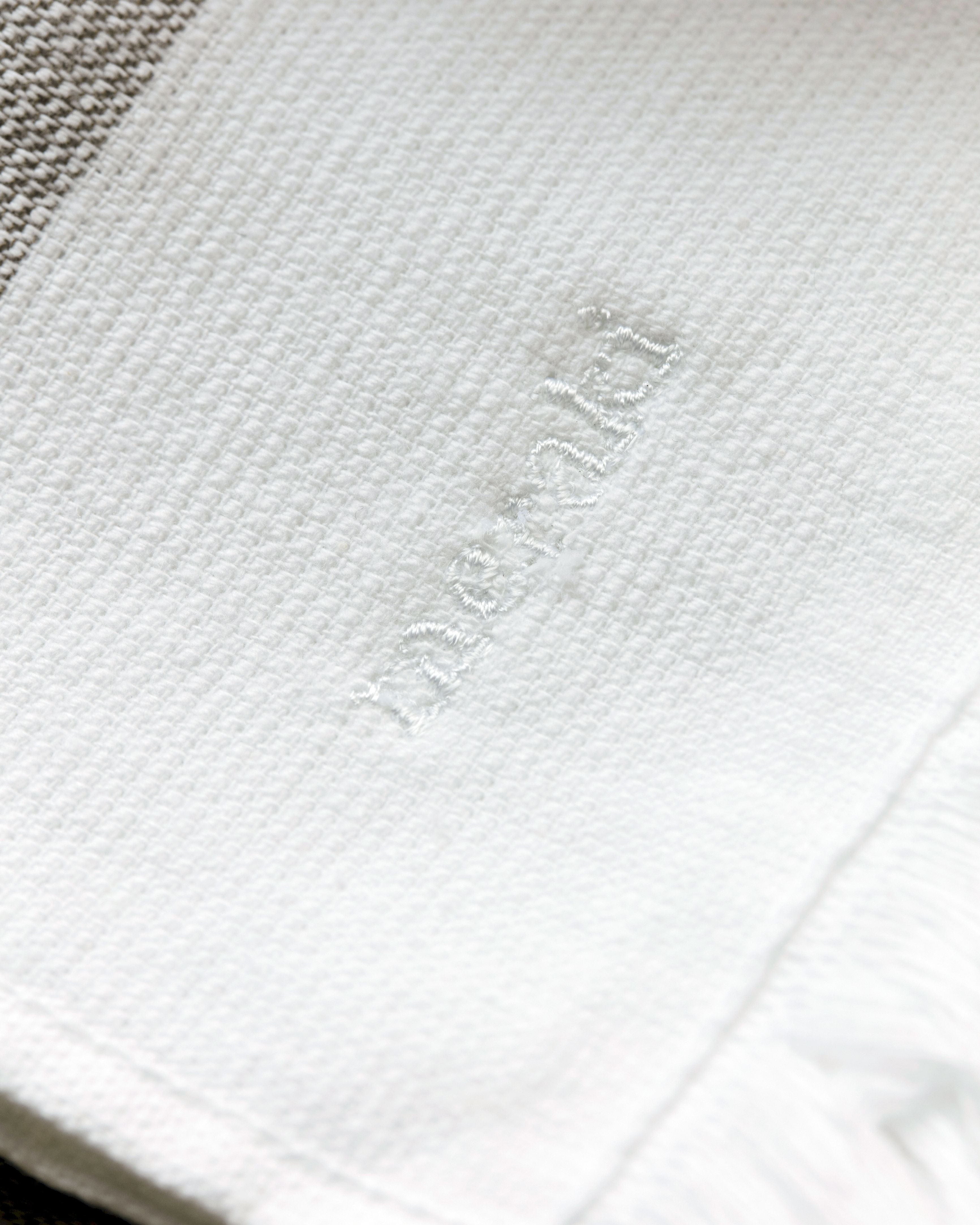 Meraki Barbarum Håndklæde 100x180 Cm, Hvide Og Brune Striber