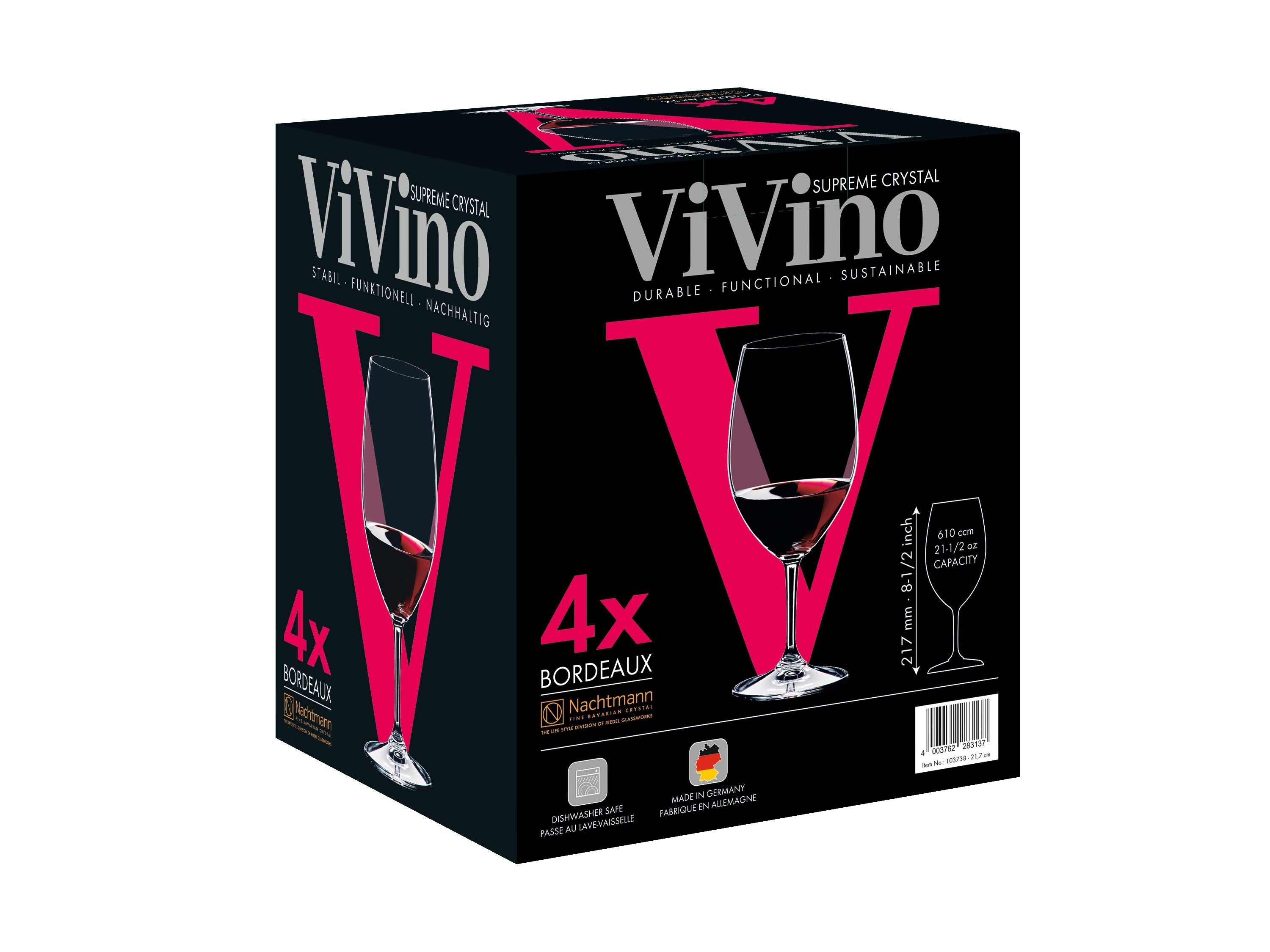 Nachtmann ViVino Bordeauxglas 610 ml, 4 Stk.