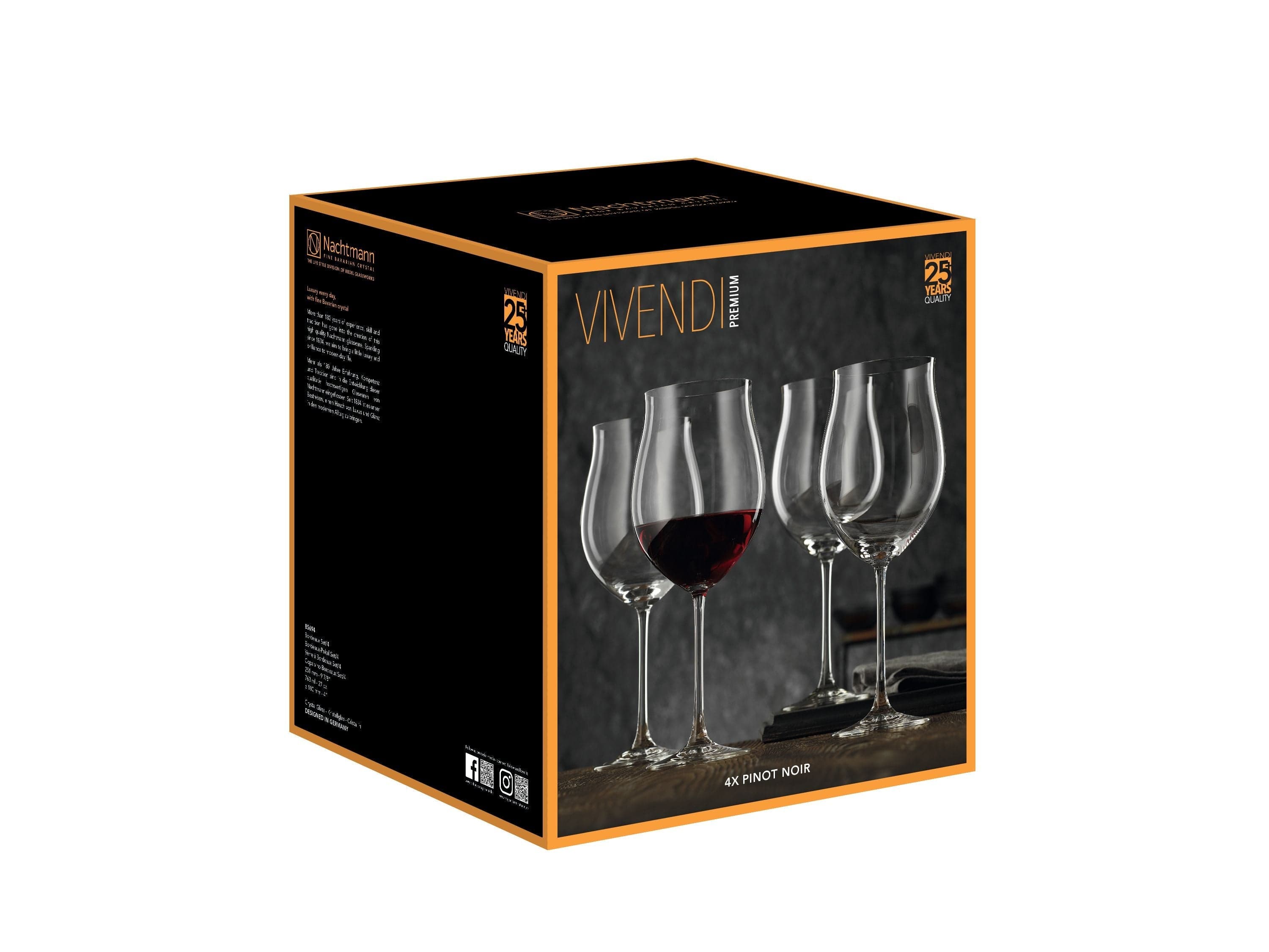 Nachtmann Vivendi Premium Pinot Noir Vinglas 897 ml, 4 Stk.