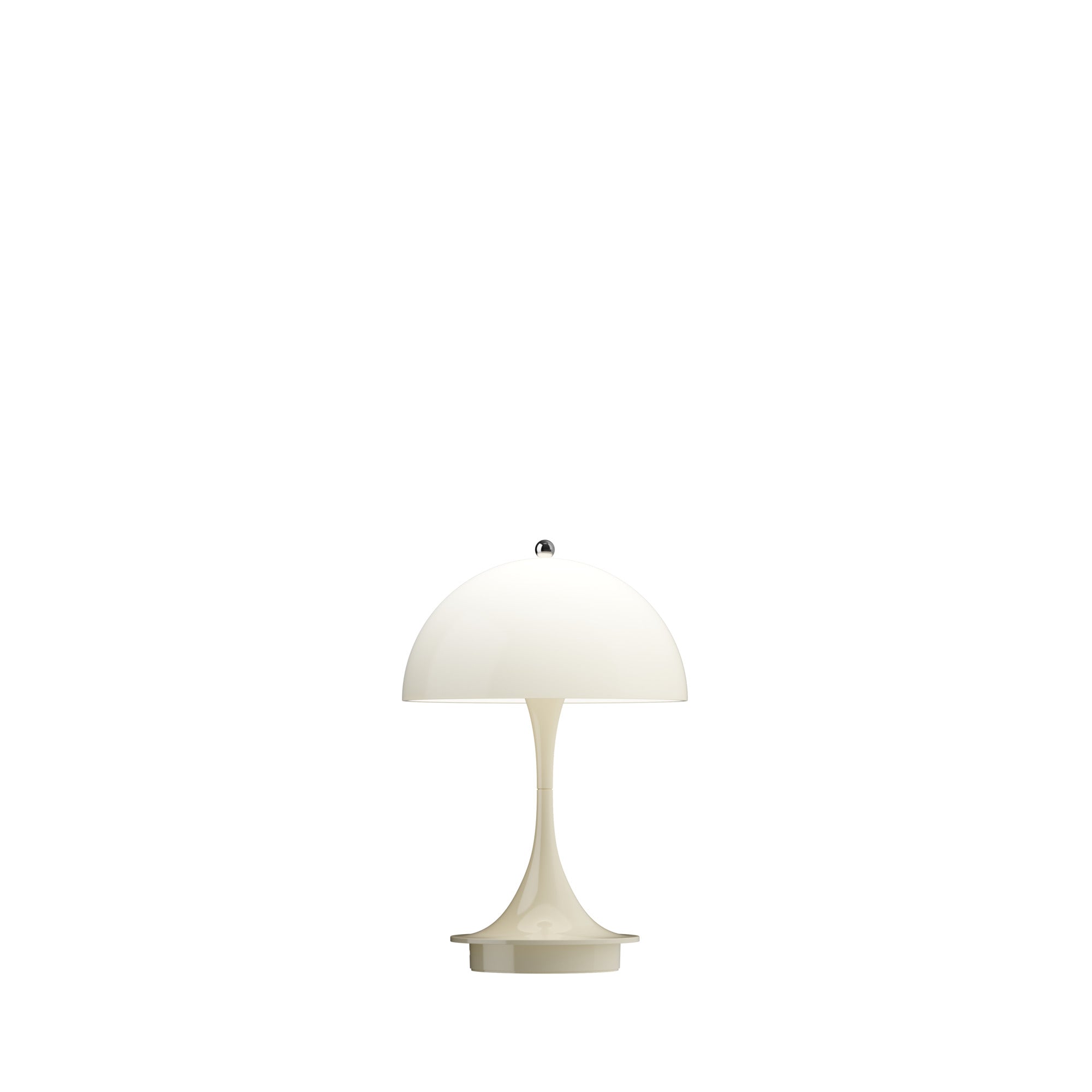 Panthella 160 bærbar bordlampe, opal beige